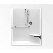 Aquatic AC003548-XADAL-WH - 1603CFS Alcove Shower