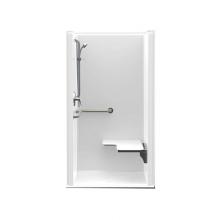 Aquatic AC003597-X2LBSVBHHL-WH - 1363BFRF Alcove Shower