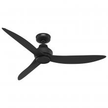 Hunter 52831 - Hunter 52 inch Mazzini ENERGY STAR® Matte Black Damp Rated Ceiling Fan and Handheld Remote