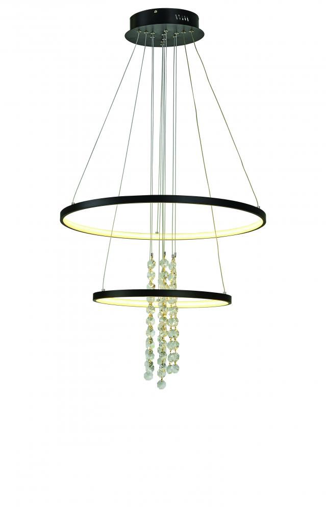 Black Glacier Foyer Chandelier