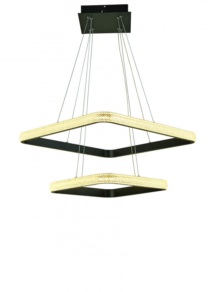 Willow Black Foyer Chandelier