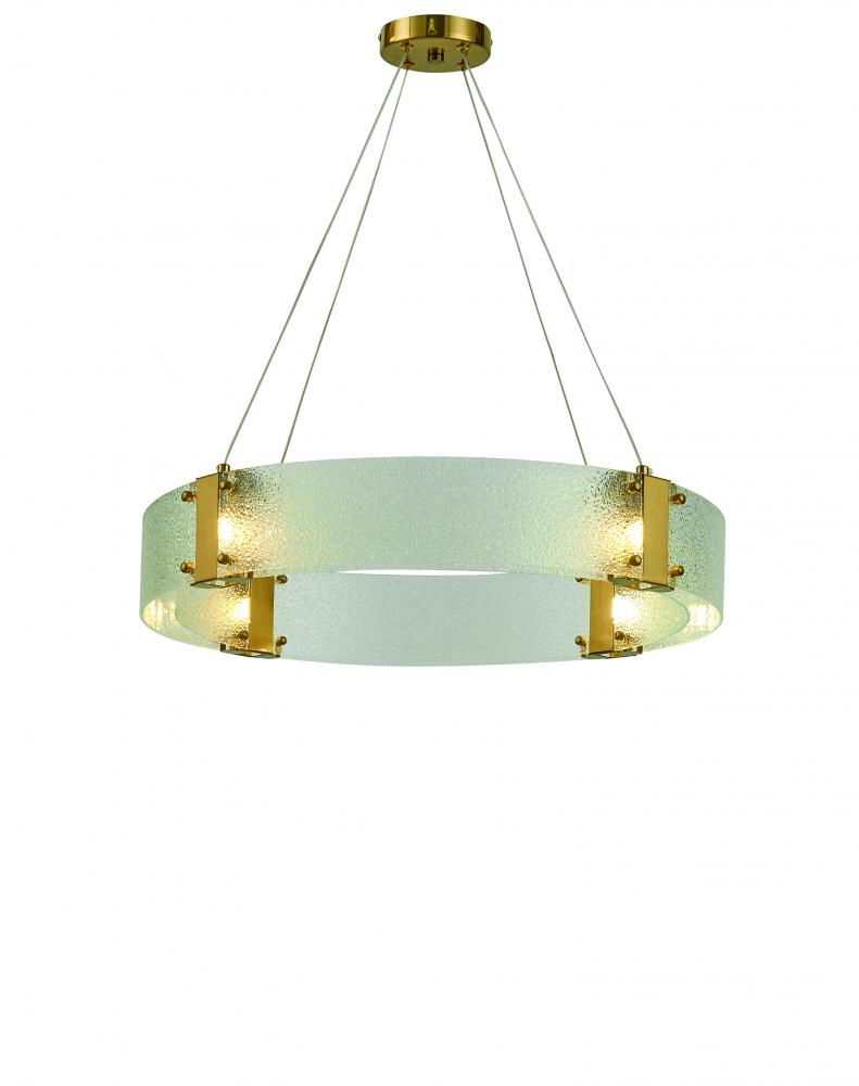 Lyra Gold Dining Chandelier