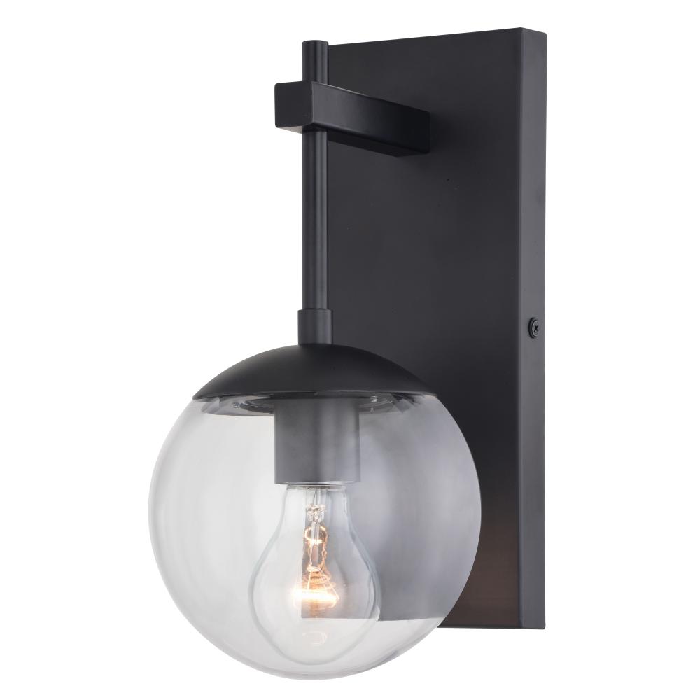 Keeler 6-in Outdoor Wall Light Matte Black