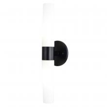 Vaxcel International W0457 - Elliot 20.5-in. 2 Light Wall Light Matte Black