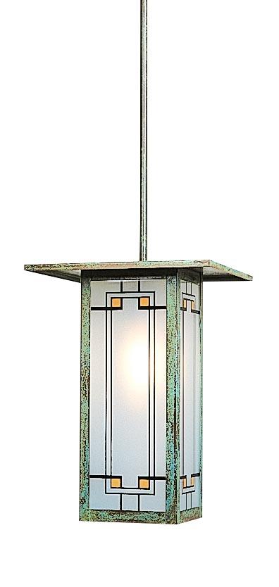 9&#34; franklin long body stem hung pendant