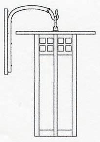 18&#34; glasgow long body wall mount