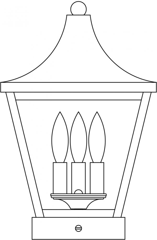 10&#34; Nantes column mount