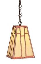 Arroyo Craftsman AH-8CS-BZ - 8" asheville hanging pendant