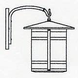 Arroyo Craftsman BB-11LGW-AB - 11" berkeley long body wall mount