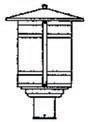 Arroyo Craftsman BP-11LF-P - 11" berkeley long body post mount