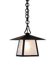 Arroyo Craftsman CH-8TM-VP - 8" carmel pendant with t-bar overlay