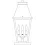 Arroyo Craftsman CRC-10RM-P - 10" croydon column mount