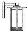 Arroyo Craftsman ETB-9GWC-RB - 9" etoile wall mount