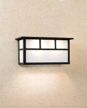 Arroyo Craftsman HS-14SDTGW-VP - 14" huntington short body sconce with double t-bar overlay