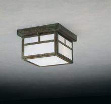 Arroyo Craftsman MCM-8ECS-BK - 8" mission flush ceiling mount without overlay (empty)