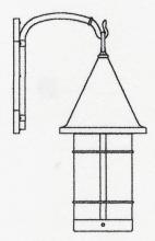 Arroyo Craftsman VB-11WO-RC - 11" valencia wall mount