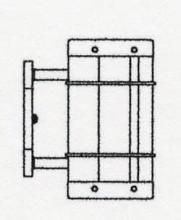 Arroyo Craftsman VS-9NRCS-BZ - 9" valencia sconce - no roof