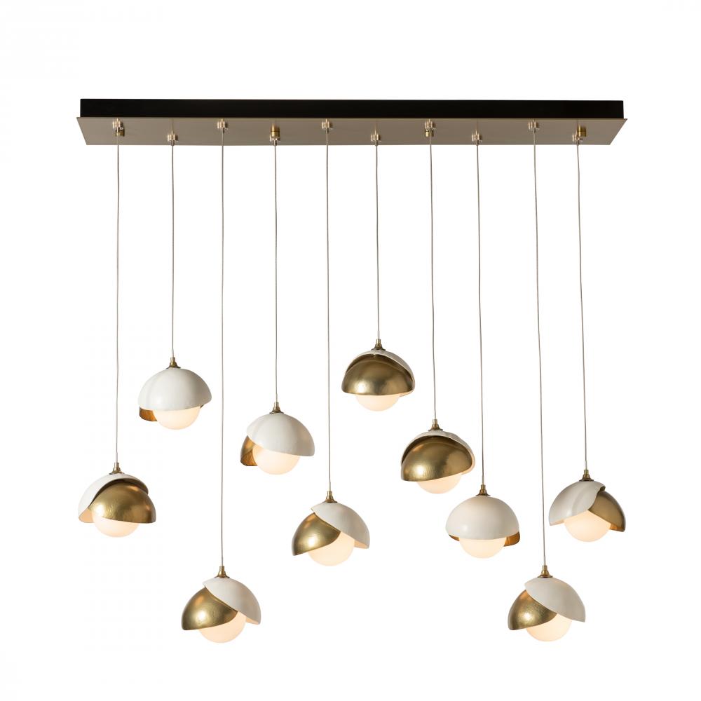 Brooklyn 10-Light Double Shade Pendant