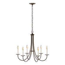  101160-SKT-05 - Simple Sweep 6 Arm Chandelier