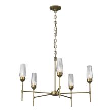  105060-SKT-86-CR - Luma 5 Arm Chandelier