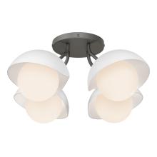  121375-SKT-20-02-GG0711 - Brooklyn 4-Light Single Shade Semi-Flush