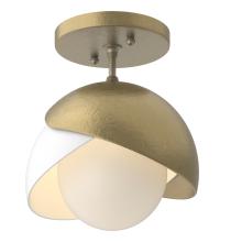  121377-SKT-86-02-GG0711 - Brooklyn 1-Light Double Shade Semi-Flush