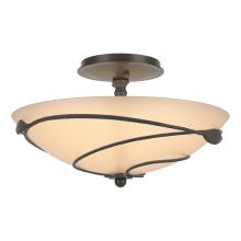 Hubbardton Forge 126712-SKT-07-SS0048 - Forged Leaves Semi-Flush