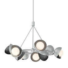 Hubbardton Forge 131068-SKT-MULT-82-89-GG0711 - Brooklyn 9-Light Double Shade Ring Pendant