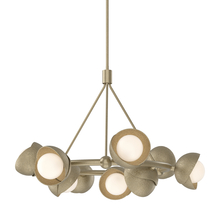 Hubbardton Forge 131068-SKT-MULT-84-84-GG0711 - Brooklyn 9-Light Double Shade Ring Pendant