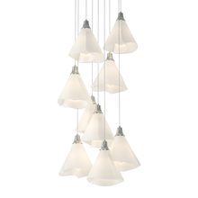  131102-SKT-LONG-82-SH1987 - Mobius 9-Light Pendant