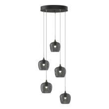  131123-SKT-STND-20-YL0709 - Ume 5-Light Pendant