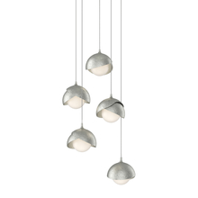  131125-SKT-LONG-85-85-GG0711 - Brooklyn 5-Light Double Shade Pendant