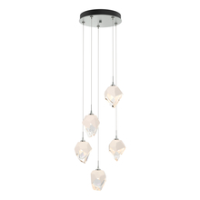 Hubbardton Forge 131137-SKT-STND-82-WP0754 - Chrysalis 5-Light Small Crystal Pendant