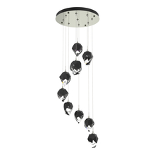 Hubbardton Forge 131140-SKT-LONG-85-BP0754 - Chrysalis 9-Light Small Crystal Pendant