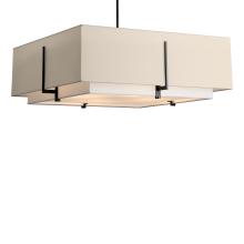  139635-SKT-MULT-10-SF2012-SA2401 - Exos Square Large Double Shade Pendant