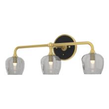  201342-SKT-86-10-YL0709 - Ume 3-Light Curved Arm Bath Sconce