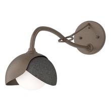 Hubbardton Forge 201377-SKT-05-20-GG0711 - Brooklyn 1-Light Double Shade Long-Arm Sconce