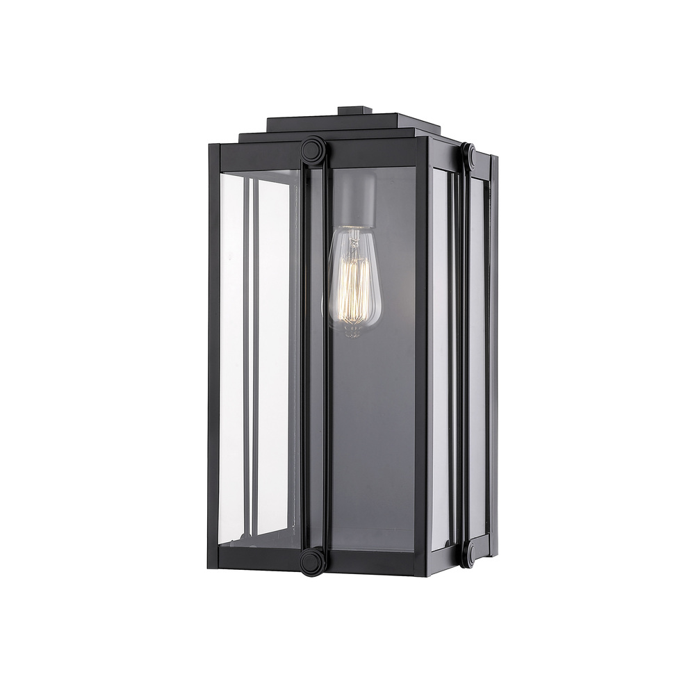 Oakland 1-Light Outdoor Wall Sconce Powder Coated Black