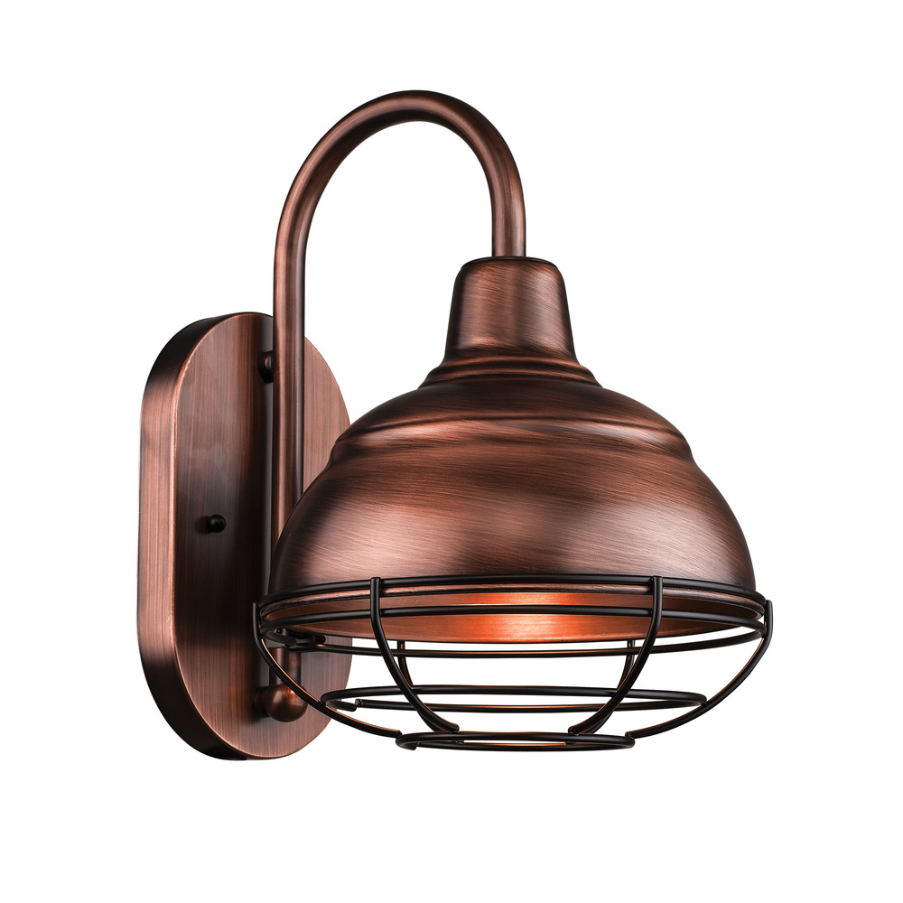 R Series 1-Light Wall Bracket Natural Copper