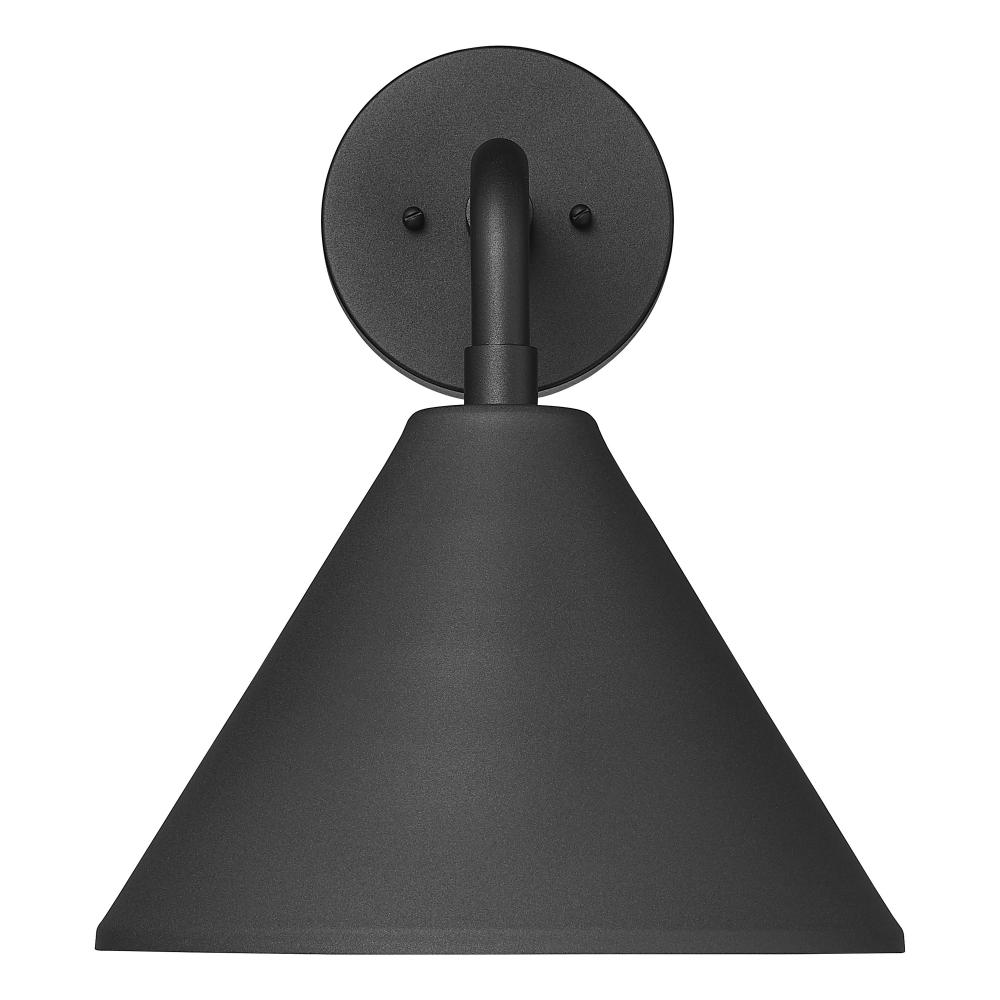 Axston 1-Light Outdoor Wall Sconce Textured Black