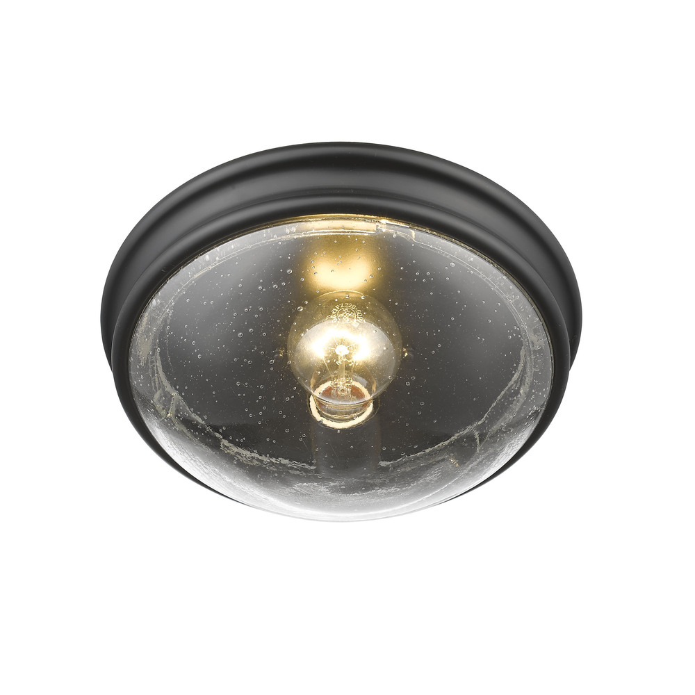 1-Light Flushmount Ceiling Light Matte Black