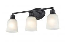 Millennium 2803-MB - Amberle 3-Light Vanity Matte Black