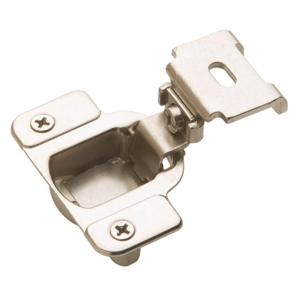 1-1/4 in (32 mm) Overlay Matrix Concealed Nickel Hinge - 2 Pack