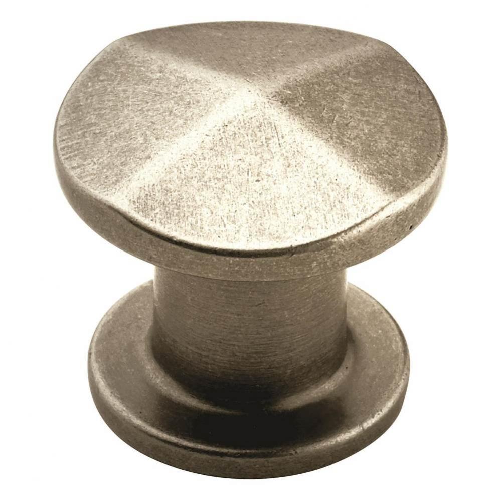 Vasari 1-1/4 in (32 mm) Diameter Antique Nickel Cabinet Knob