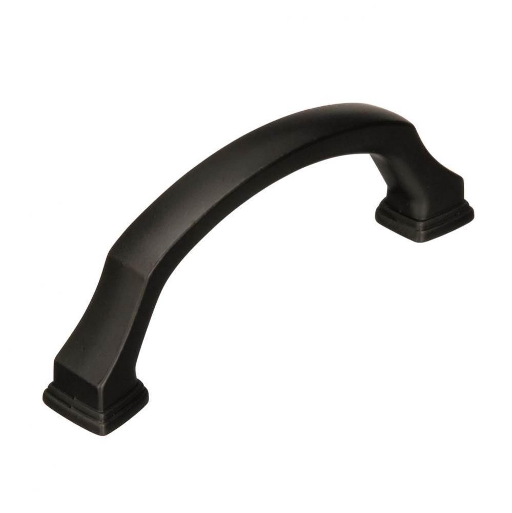 Revitalize 3 in (76 mm) Center-to-Center Black Bronze Cabinet Pull