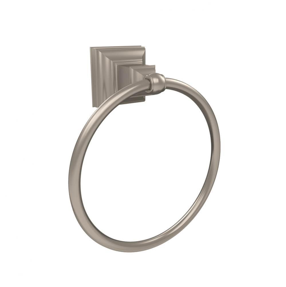 Markham 6-7/8 in (175 mm) Length Towel Ring in Brushed Nickel