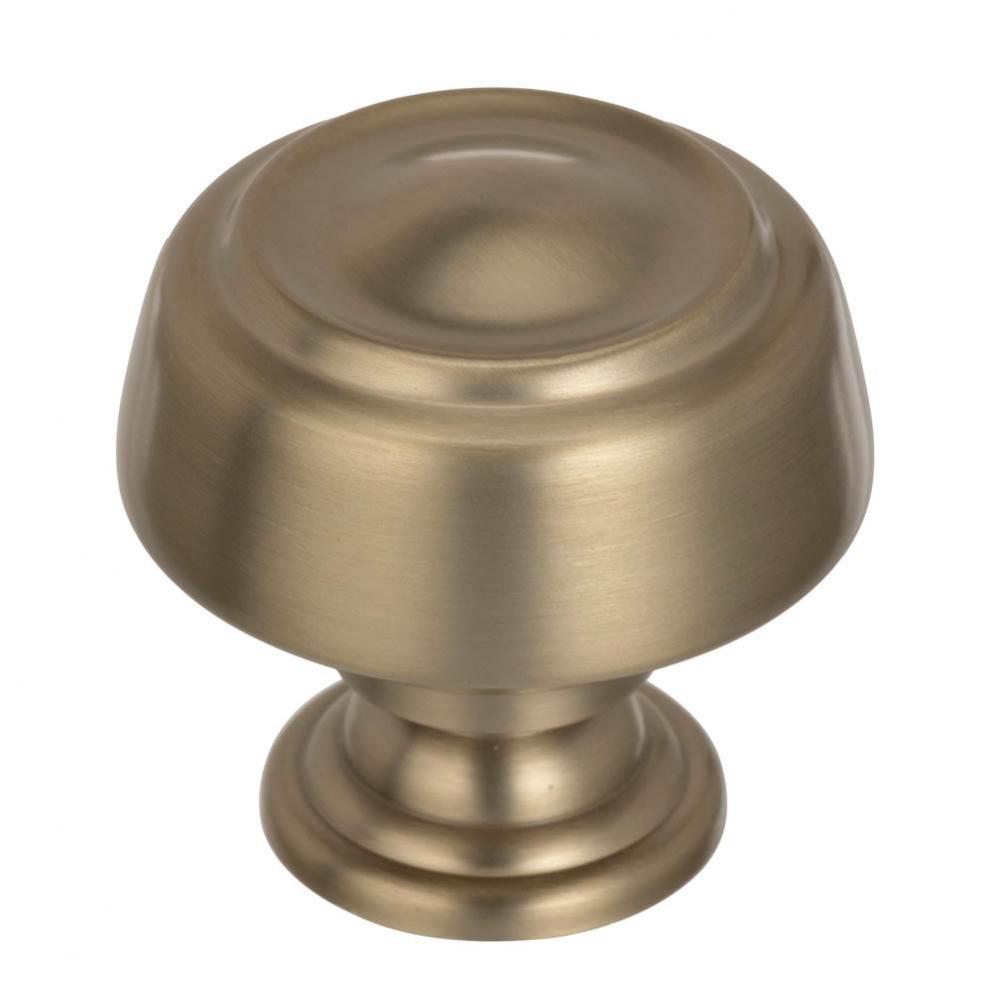 Kane 1-5/8 in (41 mm) Diameter Golden Champagne Cabinet Knob