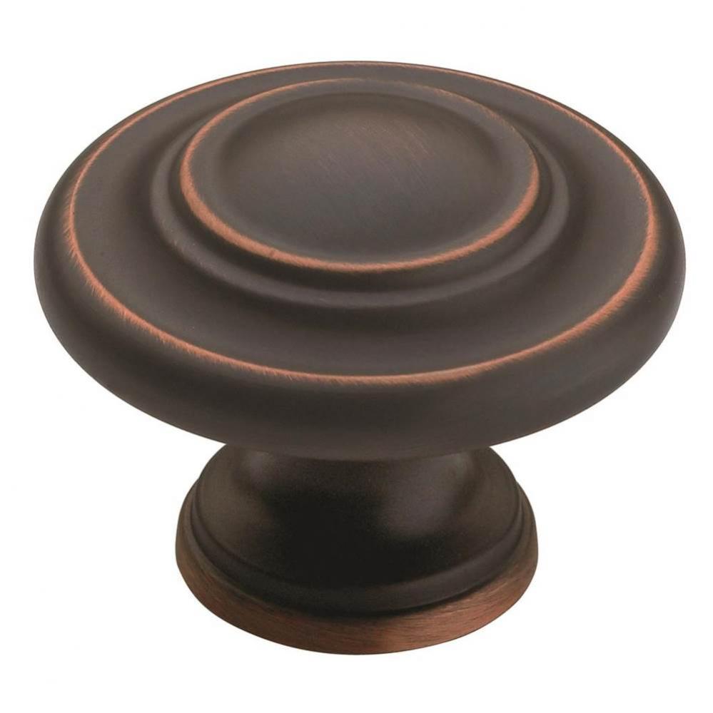 Inspirations 1-3/4 in (44 mm) Diameter Oil-Rubbed Bronze Cabinet Knob