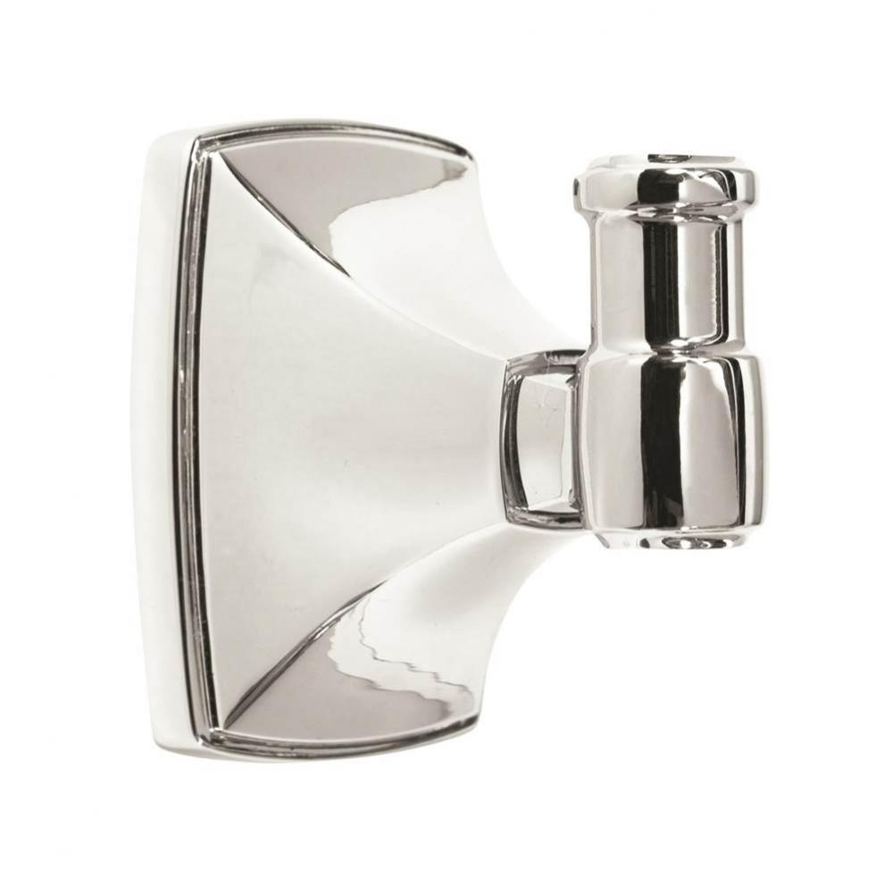 Clarendon Single Robe Hook in Polished Chrome