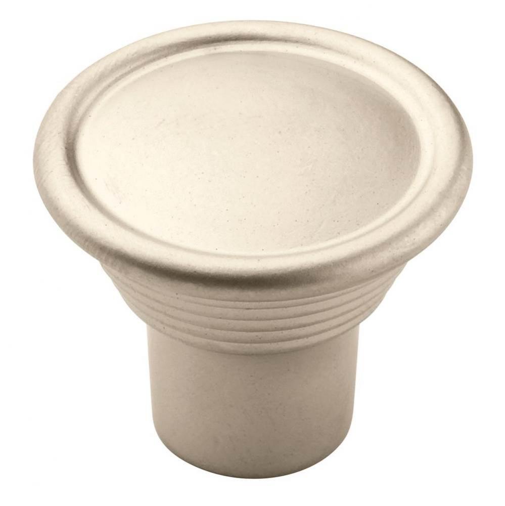 Vasari 1-3/16 in (30 mm) Diameter Satin Nickel (Matte) Cabinet Knob